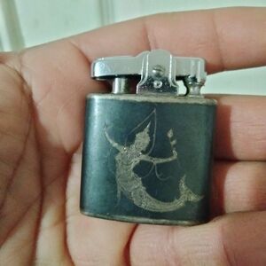 Vintage Ronson Whirlwind Sterling Silver Lighter – Siam Dancing Figures